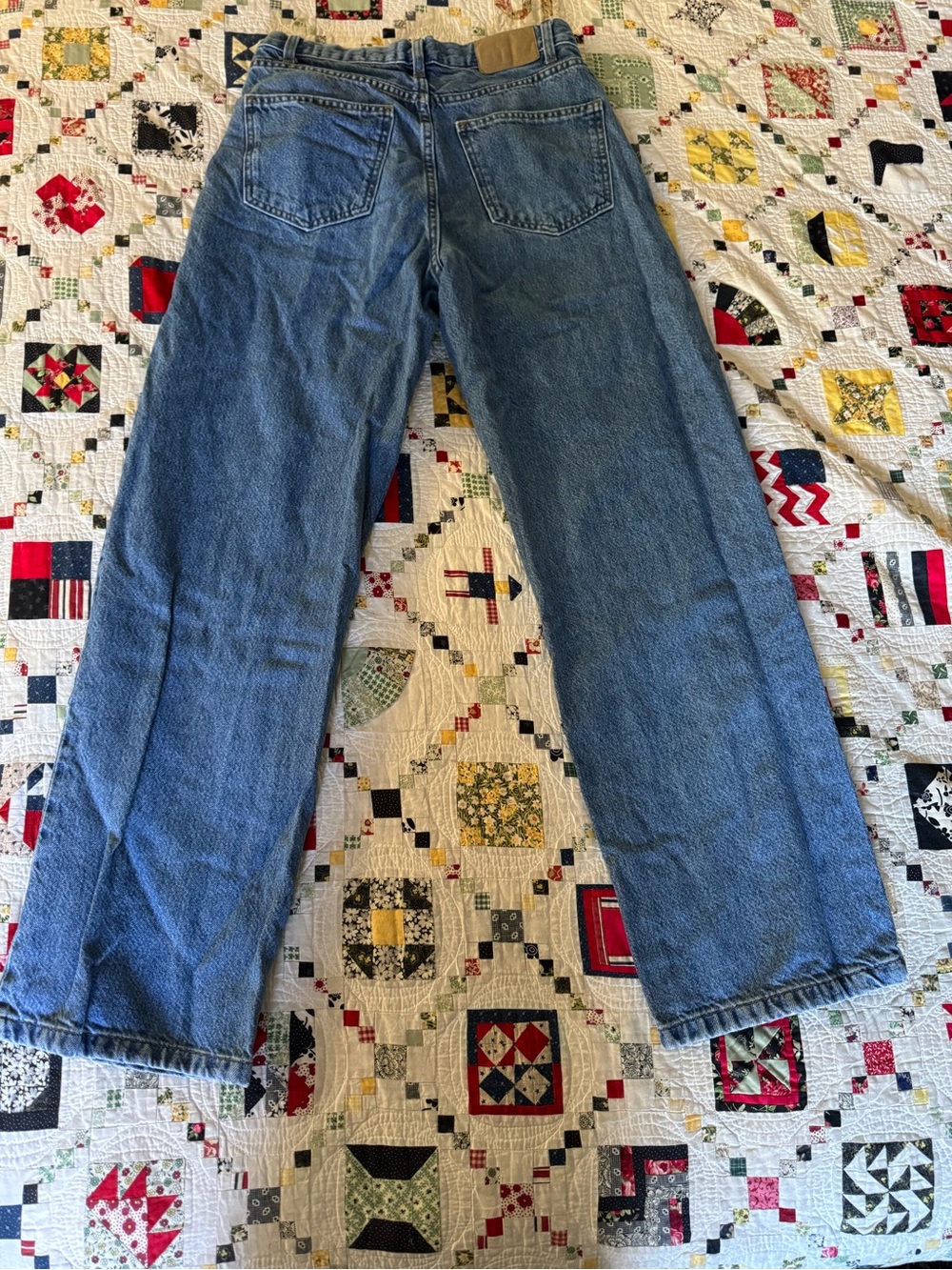 Cotton On Women's Straight Leg Blue Denim Jeans